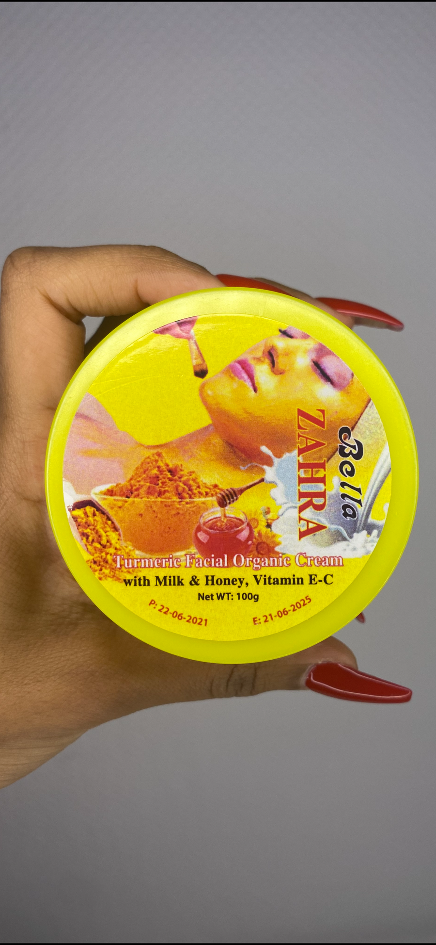 BELLA ZAHRA Organic Tumeric Mask