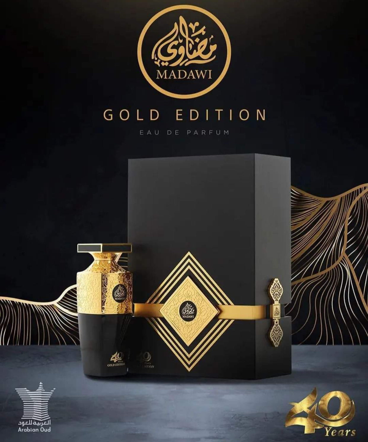 Madawi Gold Edition Unisex EDP- 100 ML (3.4 Oz) By Arabian Oud
