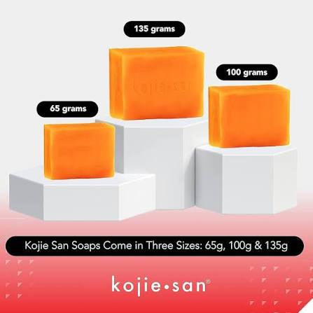 Kojie San Skin Brightening Soap - Original Kojic Acid Soap for Face & Body - Cosmetic Soap for Beautifully Fresh Skin (2 X 135g Bars)