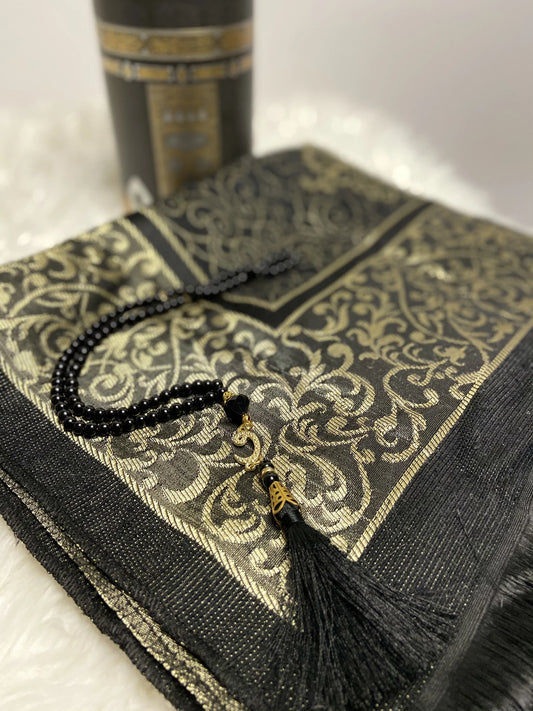 Prayer Rug and Prayer Mat in Cylinder Gift Box